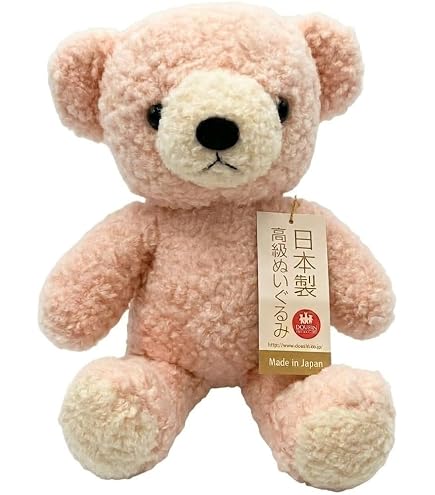 Amazon.co.jp: 童心タグリボン付き クマのモコM ぬいぐるみ 中国製